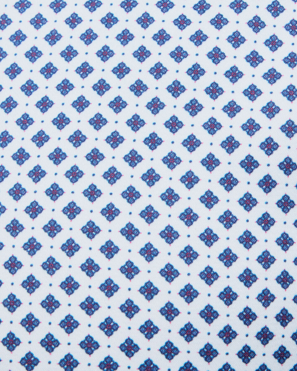 Geo Print Long Sleeve Shirt, Navy, hi-res